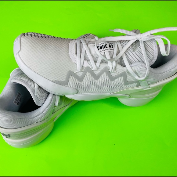 adidas Shoes Adidas Mens Classic Don Issue 2 White Basketball Shoes